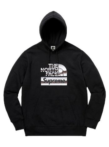 Supreme The North Face x Metallic Logo Hooded Sweatshirt SS18