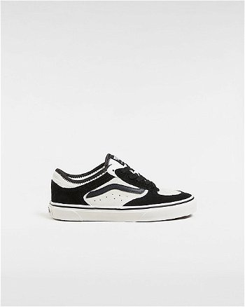 Vans Youth Rowley Classic Shoes (8-14 Years) (blanc De Blanc/black) Youth White, Size 2.5 VN000E52UY6