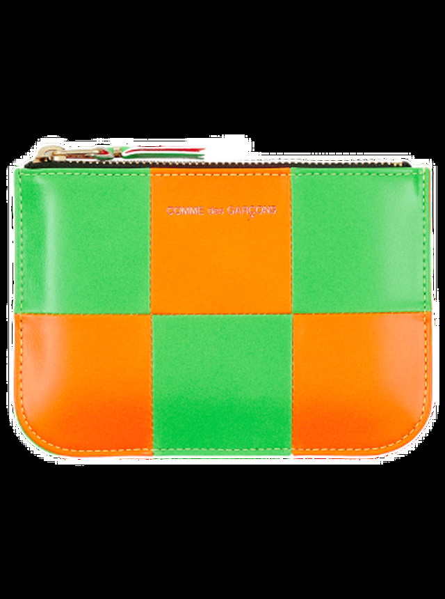 Fluo Square Zip Pouch