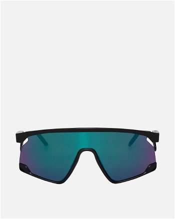 OAKLEY BXTR Metal Sunglasses Polished Black / Prizm Jade OO9237 07