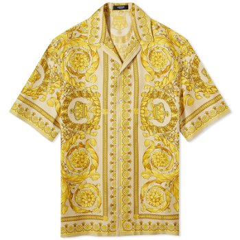 Versace Baroque '92 Silk Vacation Shirt Chanpagne 1003926-1A03044-5K410