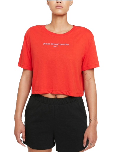 Yoga Cropped Graphic Tee