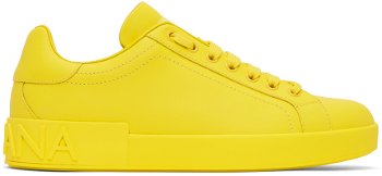 Dolce & Gabbana Yellow Portofino Sneakers CS1772A1065