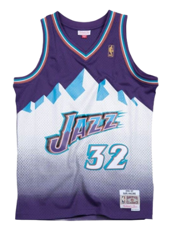Mitchell & Ness Utah Jazz Karl Malone Swingman Jersey SMJYGS18216-UJAPURP96KMA