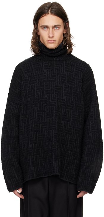 Fear of God Black Jacquard Sweater FG820-22810WCB