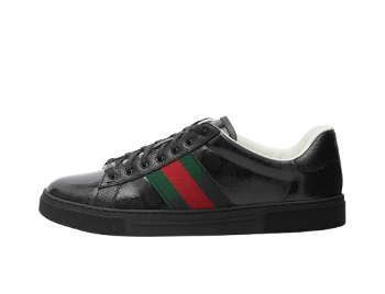 Gucci Ace GG "Crystal Canvas Black" 760775 FACRF 1163