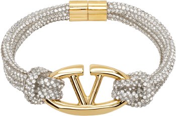 Valentino Garavani Gold VLogo Bracelet 4W0J0W13LPG