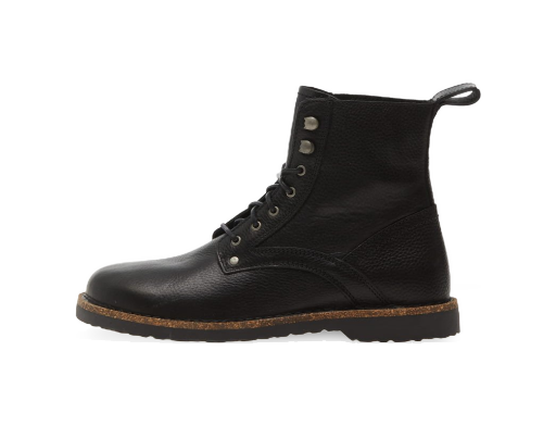 Bryson Grained Natural Leather Black