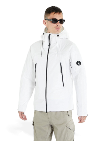 C.P. Company Pro-Tek Hooded Jacket Gauze White 15CMOW025A004117A-103