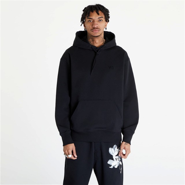 French Terry Hoodie Black