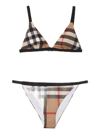 Burberry Vintage Check Triangle Bikini 8039197
