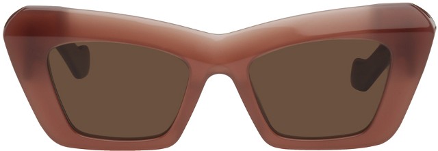 Burgundy Cat-Eye Sunglasses
