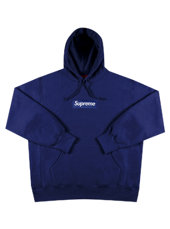 Supreme Box Logo Hooded Sweatshirt 'Washed Navy' FW21SW35 WASHED NAVY