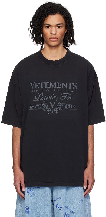 VETEMENTS Paris T-Shirt UE64TR450B