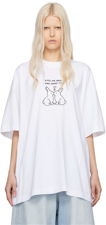 VETEMENTS Kissing Bunnies T-Shirt UE64TR450W