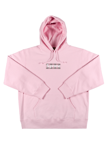 Supreme Burberry x Box Logo Hooded Sweatshirt 'Light Pink' SS22SW45 LIGHT PINK