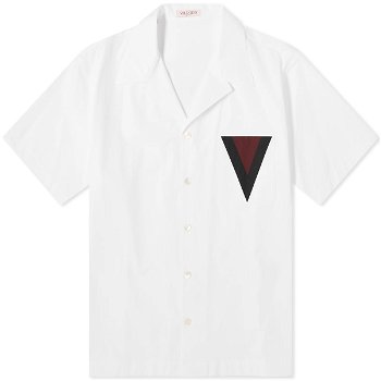 Valentino V Logo Vacation Shirt White 4V3AAI904WW-KR7