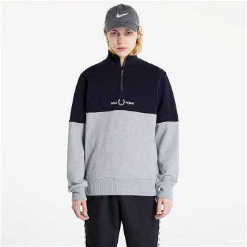 Fred Perry Colourblock Half Zip Sweatshirt M3575 420