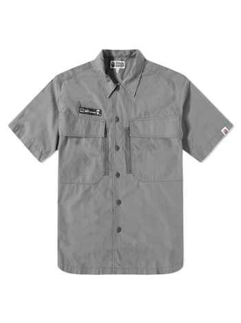 BAPE Big Pocket Shirt Grey 001SRJ301004M-GRY