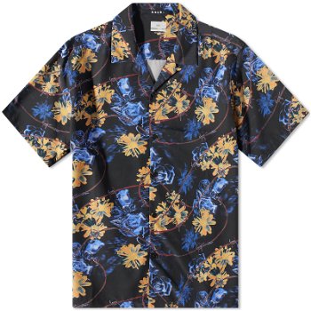Ksubi Men's Hyper Flower Vacation Shirt Black MSP23SH005