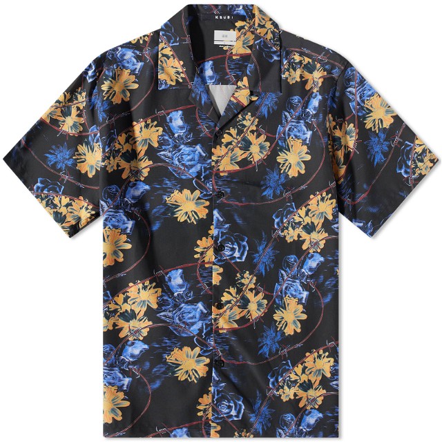 Men's Hyper Flower Vacation Shirt Black