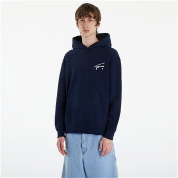 Tommy Hilfiger Relaxed Signature Hoodie Blue DM0DM17990 C1G