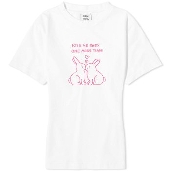 VETEMENTS Kissing Bunnies Fitted T-Shirt WE64TR450W
