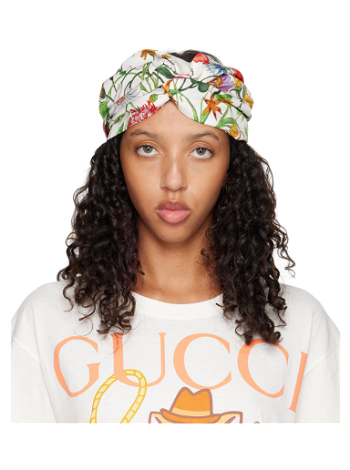 Gucci Flora Print Headband 716552 3G001