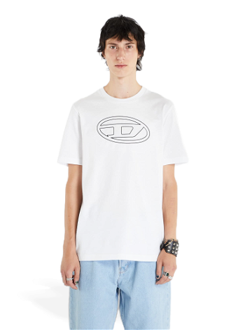 Diesel T-Just-Bigoval T-Shirt A03789_0BEAF White