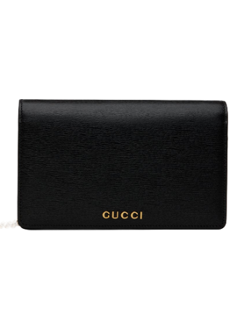 Gucci Chain Wallet Script Bag 772643 0OP0N