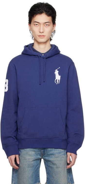 Polo by Ralph Lauren Blue Embroidered Hoodie 710935339001