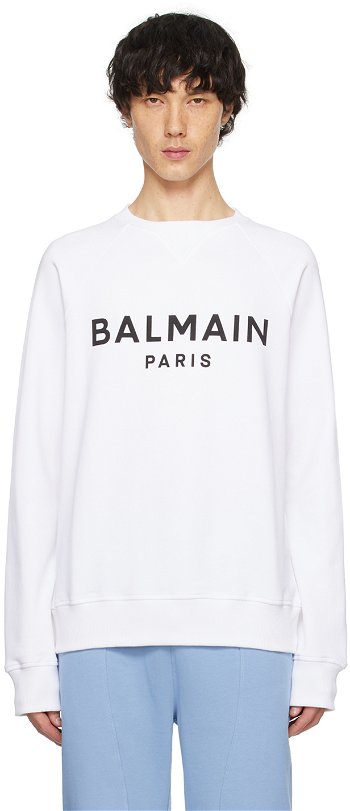 Balmain Printed Sweatshirt CH1JQ005BB65