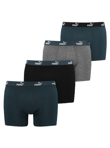 Promo Solid Boxer 4 Pack