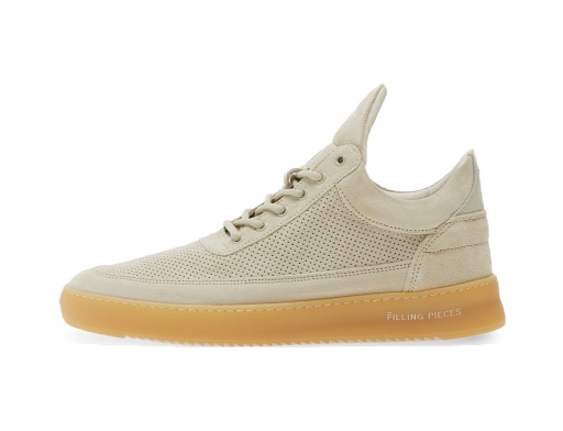 Low Top Perforated Suede Off White