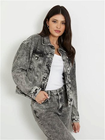 GUESS Relaxed Fit Denim Jacket W4RN62D56B3