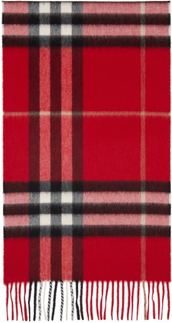 Burberry Check Scarf Red 8049713