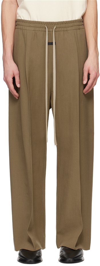 Fear of God Brown Pleated Trousers FG840-400WOL