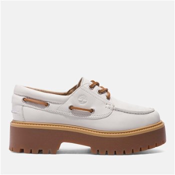 Timberland Women's Slone Street Leather Boat Shoes - UK 4 TB0A64F4EM2