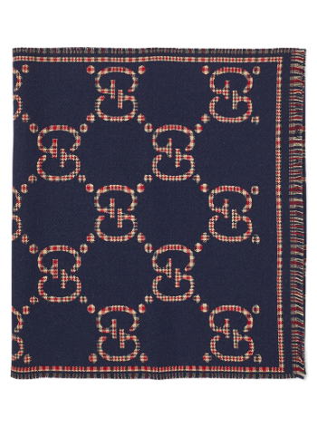 Gucci Large GG Scarf Navy 660025-4G386-4174