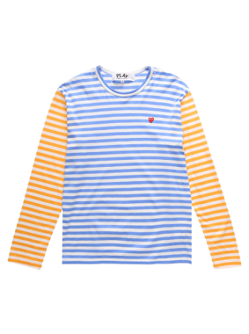 Comme des Garçons PLAY Bi-Color Striped T-Shirt P1T318 1