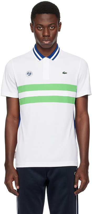 Lacoste White Roland Garros Edition Polo DH7834_ITC