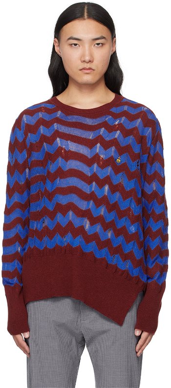 Vivienne Westwood Drunken Chevron Sweater 2701001B-K003J
