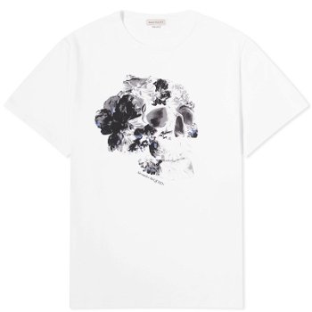 Alexander McQueen Dutch Flower Skull T-Shirt 781994-QTABE-0909