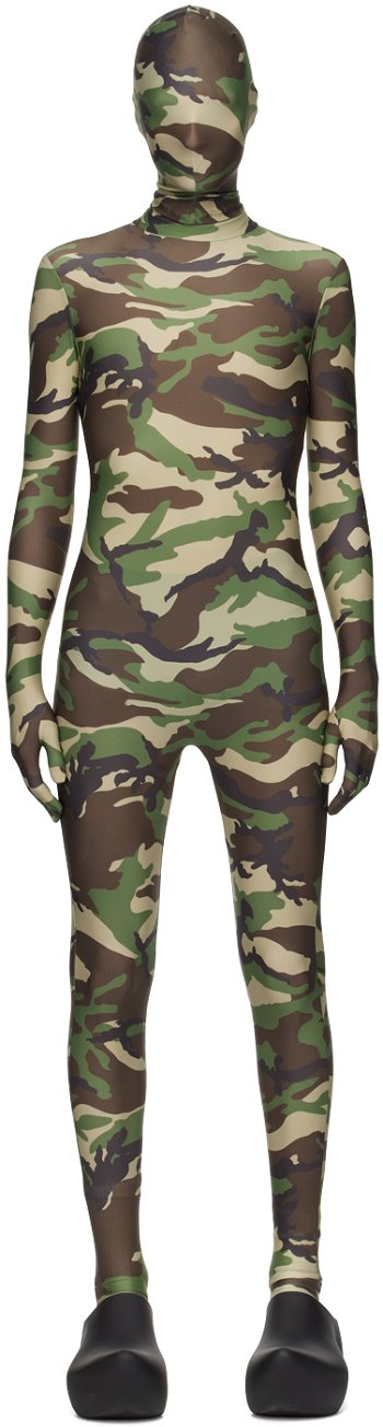 VETEMENTS Khaki Camouflage Jumpsuit UE54MS100K
