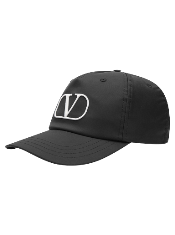 Valentino V Logo Cap Black/Ivory 3Y2HDA10XNQ-0NA