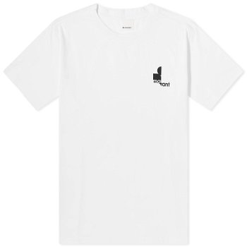 ISABEL MARANT Zafferh Inverted Logo T-Shirt 24PTS0047HA-B1N21H-20WH