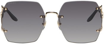 Gucci Gucci Gold Geometric Sunglasses GG1562S