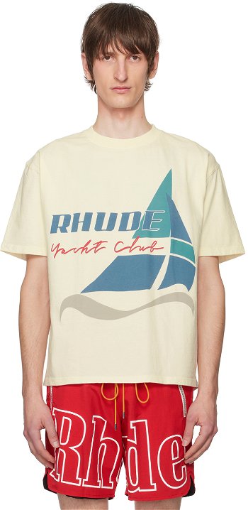 Rhude 'Yacht Club' T-Shirt RHPS24TT37012611