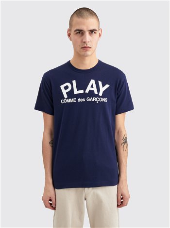 Comme des Garçons Play Logo T-shirt Dark Navy P1T176