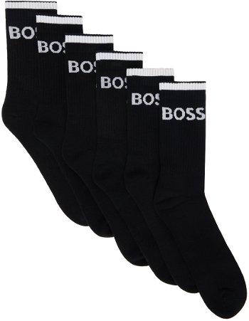 BOSS Six-Pack Ribbed Short Socks 50510168